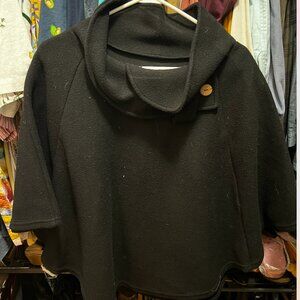 Black Fleece Poncho